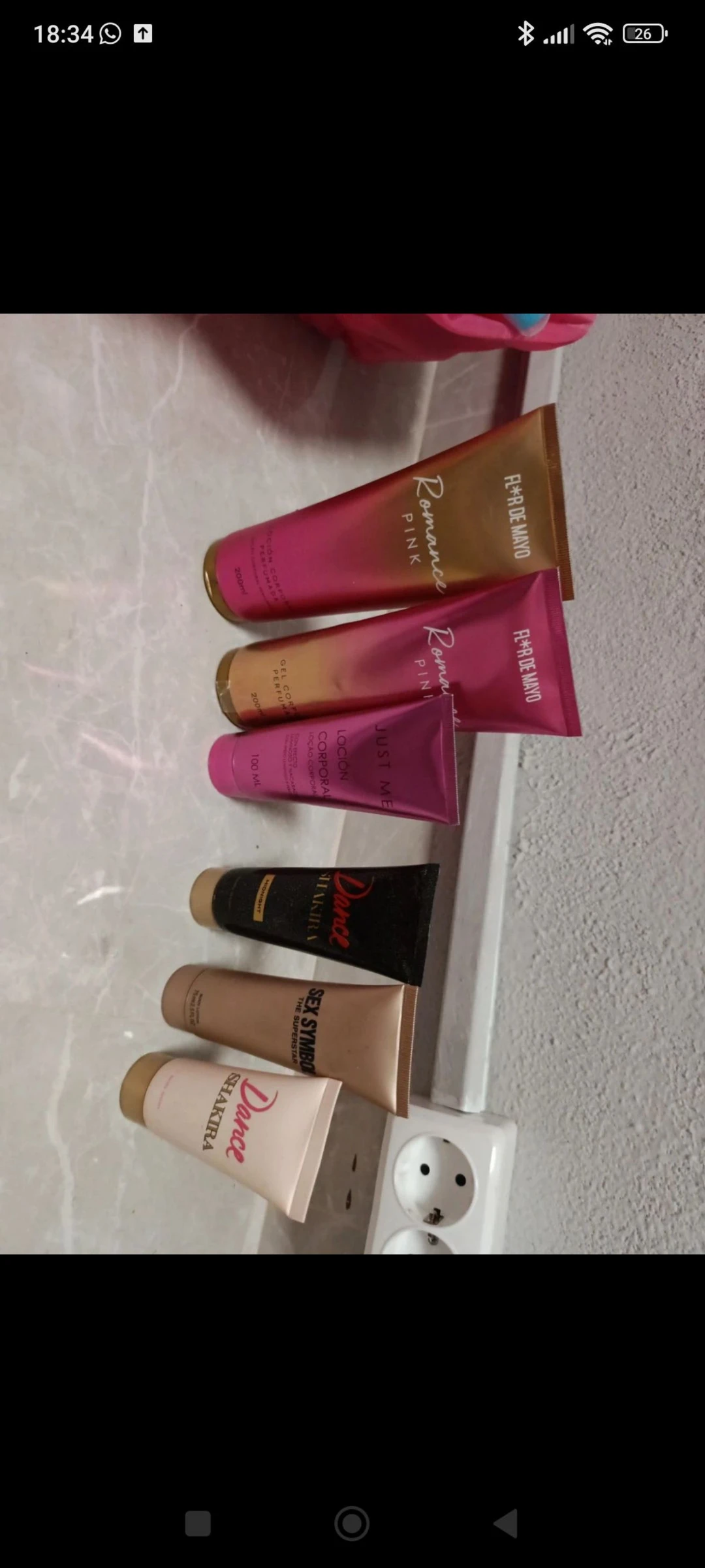 Lote de gel y lociones coporales